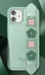 Kingxbar Sweet Series tok eredeti Swarovski kristályokkal díszített iPhone 12 Pro Max, zöld