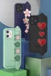 Kingxbar Sweet Series tok eredeti Swarovski kristályokkal díszített iPhone 12 Pro Max, fekete