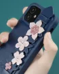 Kingxbar Sweet Series tok eredeti Swarovski kristályokkal díszített iPhone 12 Pro Max, fekete