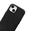 iCarer olajviasz prémium bőr tok iPhone 14 Plus mágneses bőr tok MagSafe, fekete