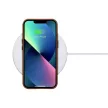 iCarer olajviasz prémium bőr tok iPhone 14 Plus mágneses bőr tok MagSafe, barna