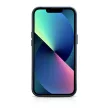 iCarer olajviasz prémium bőr tok iPhone 14 Plus mágneses bőr tok MagSafe, sötétkék