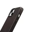 iCarer olajviasz prémium bőr tok iPhone 14 Plus mágneses bőr tok MagSafe, barna