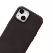 iCarer olajviasz prémium bőr tok iPhone 14 Plus mágneses bőr tok MagSafe, barna
