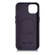 iCarer tok bőr tok, tok iPhone 14, (WMI14220705-DP) (MagSafe), lila