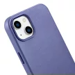 iCarer tok bőr tok, iPhone 14 világos, (WMI14220705-LP) (MagSafe), lila