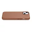 iCarer tok bőr iPhone 14 Plus (MagSafe), barna