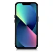 iCarer Litchi prémium bőr tok iPhone 14 mágneses bőr tok MagSafe, fekete
