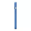 iCarer Litchi prémium bőr tok iPhone 14 Plus mágneses bőr tok MagSafe, kék