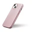 iCarer Litchi prémium bőr tok iPhone 14 Plus mágneses bőr tok MagSafe, rózsaszín