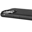 iCarer Leather Oil Wax tok természetes bőrrel iPhone 14 Plus, fekete