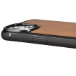 iCarer Leather Oil Wax tok természetes bőrrel iPhone 14 Plus, barna