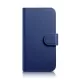 iCarer Wallet Case 2in1 Cover iPhone 14 Pro Max bőr Flip Case Anti-RFID tok, kék