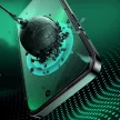 Joyroom Knight, zöld üvegfólia iPhone 14 Pro, kék fény elleni szűrővel