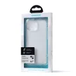 Joyroom Defender sorozatú tok, iPhone 14 Plus Armorozott kampós tok, állványhoz, átlátszó