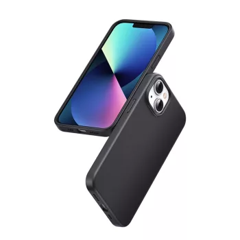   Ugreen LP626 Silky Silky szilikon védő tok Gumiból készült rugalmas szilikon telefon tok iPhone 14 Plus, fekete