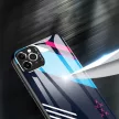 Color Glass Case Durable Cover üveg tok kamerafedéllel iPhone 11 Pro Max minta 2, színes