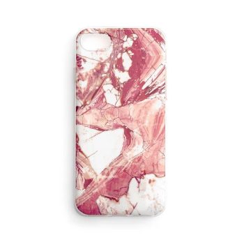   Wozinsky Marble cover iPhone 12 Pro Max márvány mintás hátlap, tok, rózsaszín