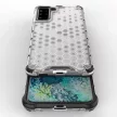 Honeycomb Case Samsung Galaxy S21+ 5G (S21 Plus 5G) ütésálló hátlap, tok, átlátszó