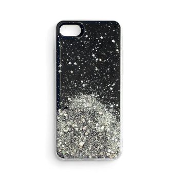   Wozinsky Star Glitter Shining hátlap, tok Samsung Galaxy S21+ 5G (S21 Plus 5G), fekete