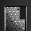 Carbon Case Flexible Samsung Galaxy S21+ 5G (S21 Plus 5G) hátlap, tok, kék