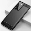 Carbon Case Flexible Samsung Galaxy S21 Ultra 5G hátlap, tok, kék