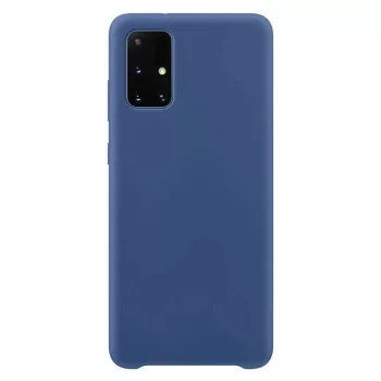   Silicone case hátlap, tok Samsung Galaxy S21+ 5G (S21 Plus 5G), sötétkék