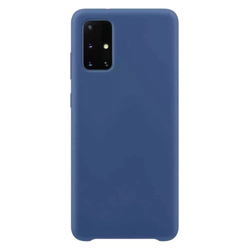 Silicone case hátlap, tok Samsung Galaxy S21+ 5G (S21 Plus 5G), sötétkék
