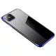 Clear Color Case Samsung Galaxy S21 Plus szilikon hátlap, tok, átlátszó-kék