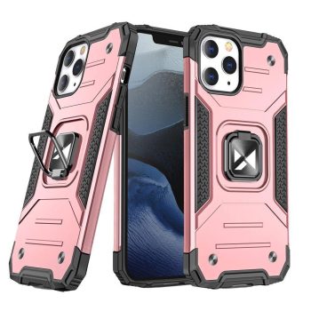  Wozinsky Armor Ring iPhone 13 Pro Max ütésalló hátlap, tok, rozéarany