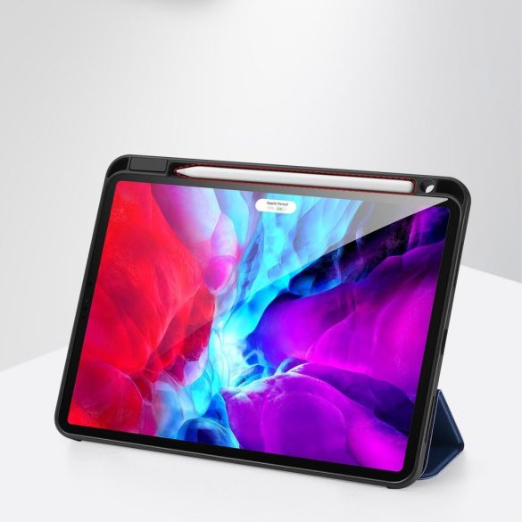 Dux Ducis Domo Lite Series iPad Pro 12.9" (2018/2020) oldalra nyíló smart tok, kék