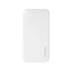 Wozinsky Li-Po WPBWE1 Powerbank, hordozható külső akkumulátor 2xUSB-A/USB-C/Micro-USB, 10000 mAh, fehér