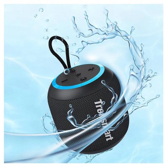 Tronsmart T7 Mini Bluetooth 5.3, Speaker, hordozható hangszóró, vízálló, 15W, 2500mAh, fekete