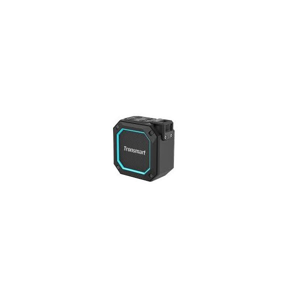 Tronsmart Groove 2 Bluetooth 5.3, Speaker, hordozható hangszóró, ütésálló, 10W, 2500mAh, fekete