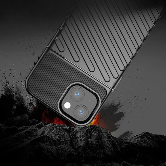 Armored Thunder iPhone 13 mini ütésálló hátlap, tok, fekete