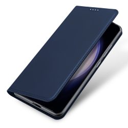   Dux Ducis Skin Pro Samsung Galaxy S24 Plus oldalra nyíló tok, sötétkék