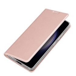   Dux Ducis Skin X Pro Samsung Galaxy S24 Plus oldalra nyíló tok, rozé arany