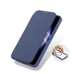 Dux Ducis Skin Pro Samsung Galaxy S24 Plus MagSafe oldalra nyíló tok, sötétkék