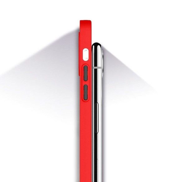 Milky Case Silicone Flexible Samsung Galaxy A32 5G hátlap, tok, piros