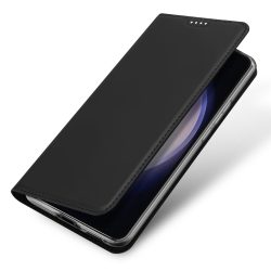   Dux Ducis Skin Pro Samsung Galaxy S23 FE oldalra nyíló tok, fekete