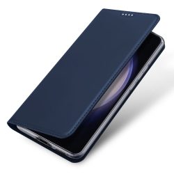   Dux Ducis Skin Pro Samsung Galaxy S23 FE oldalra nyíló tok, sötétkék