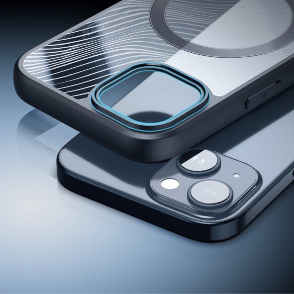 Dux Ducis Aimo Mag iPhone 15 MagSafe kompatibilis hátlap, tok, fekete