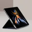 Dux Ducis Bril Samsung Galaxy Z Fold 5 eredeti bőr oldalra nyíló tok, sötétkék