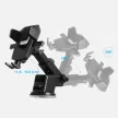 Telescopic Car Mount Phone Holder autós telefontartó, műszerfalra, szélvédőre, fekete