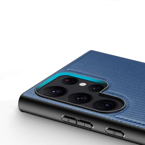 Dux Ducis Fino Case Samsung Galaxy S23 Ultra hátlap, tok, kék