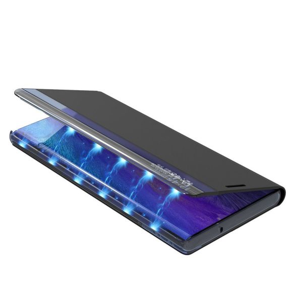 New Sleep Case Samsung Galaxy A32 4G oldalra nyíló tok, sötétkék