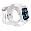 Protect óraszíj Band Apple Watch 7/SE, 38/40/41mm ütésálló tok és óraszíj, fehér