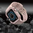 Protect óraszíj Band Apple Watch 7/SE, 42/44/45mm ütésálló tok és óraszíj, rózsaszín