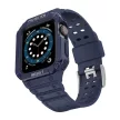 Protect óraszíj Band Apple Watch 7/SE, 42/44/45mm ütésálló tok és óraszíj, kék