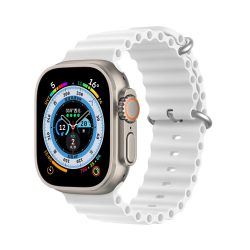   Dux Ducis Strap Apple Watch 2/3/4/5/6/7/8/9/SE, 38/40/41mm óraszíj, fehér